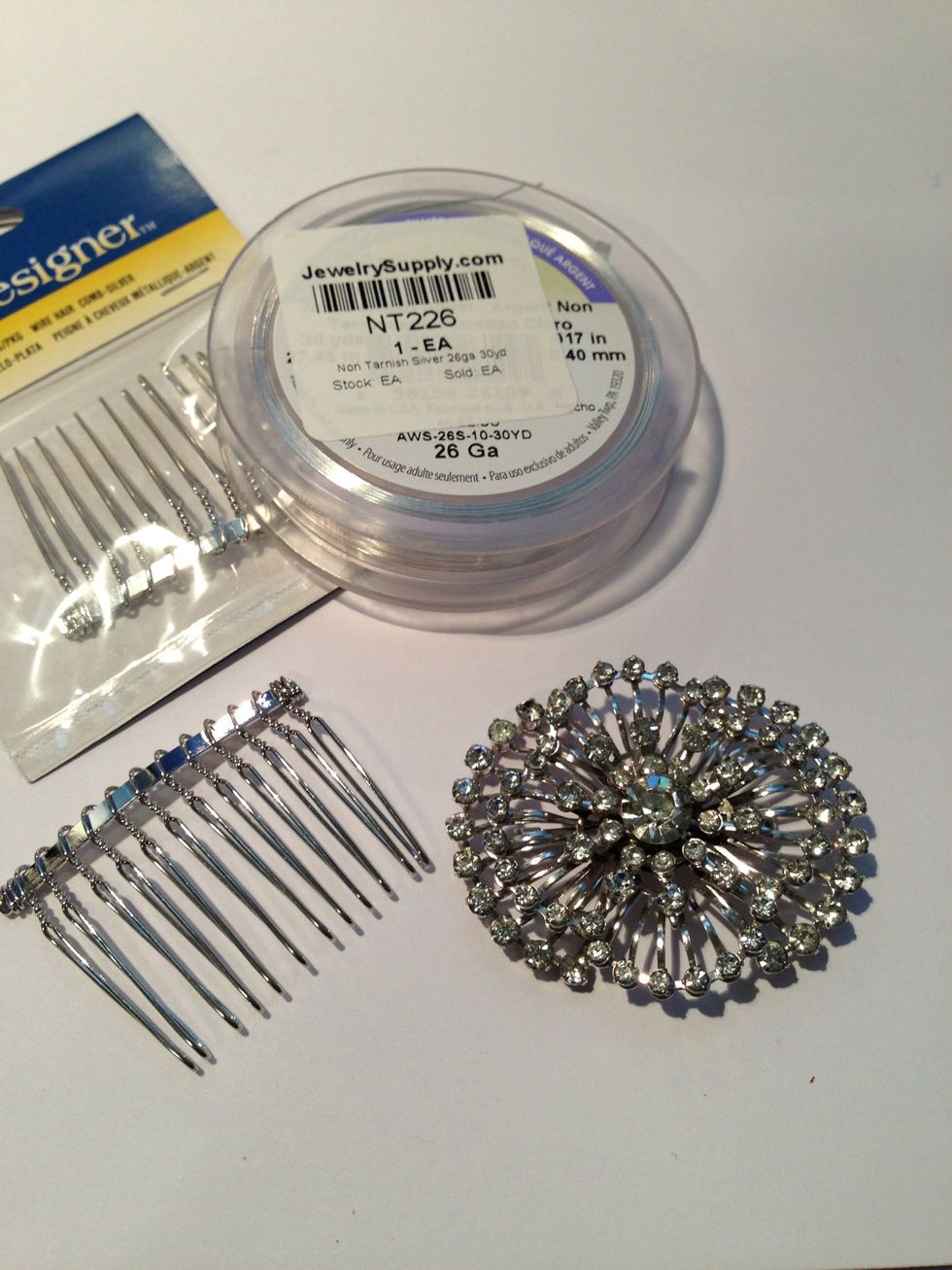 First, gather your supplies on the workspace