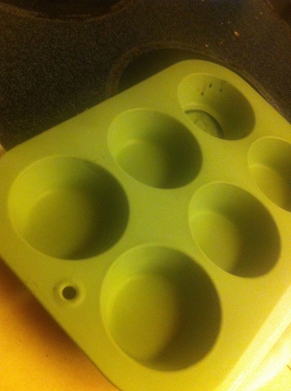 First get a cupcake pan.