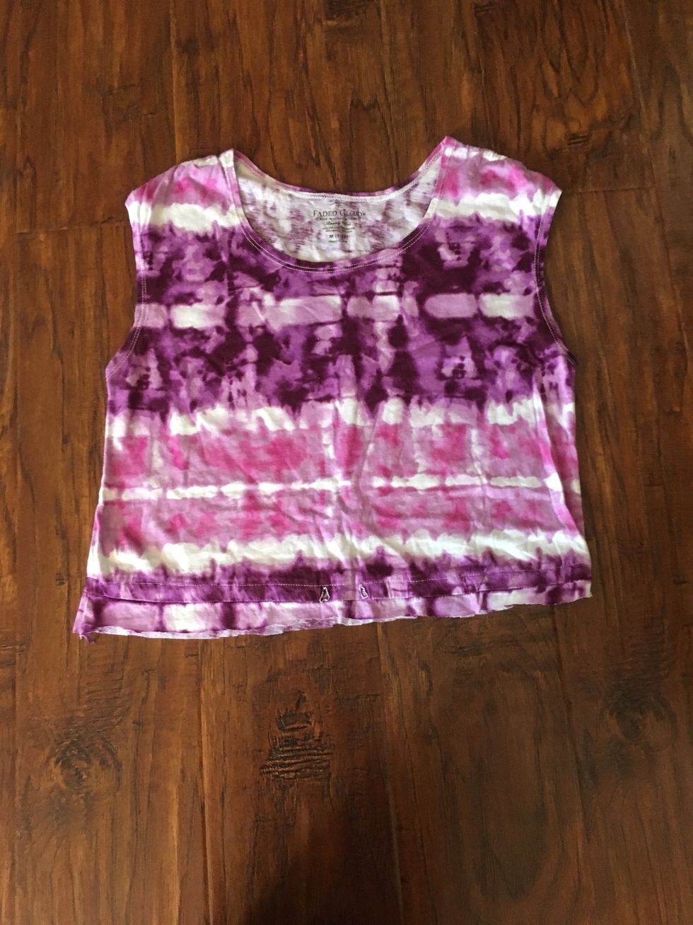 First, get a shirt you do not need anymore.