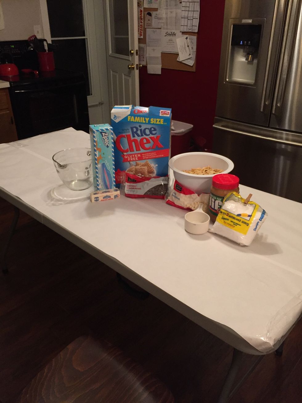 First, get all of your supplies out and ready to be used.