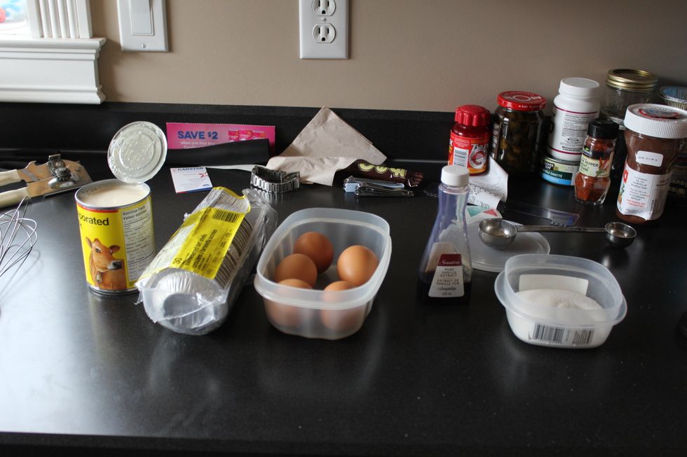 First Get out your ingredients