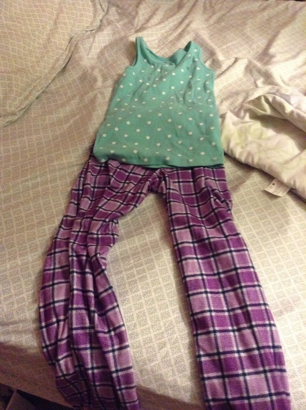 First get some pjs on