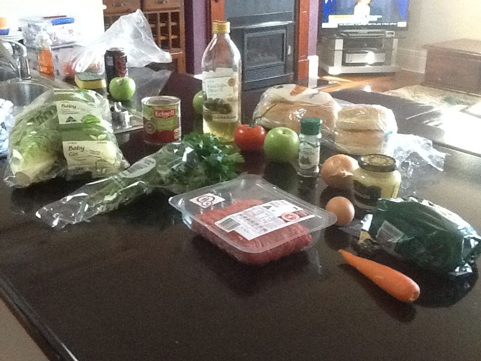First get the ingredients