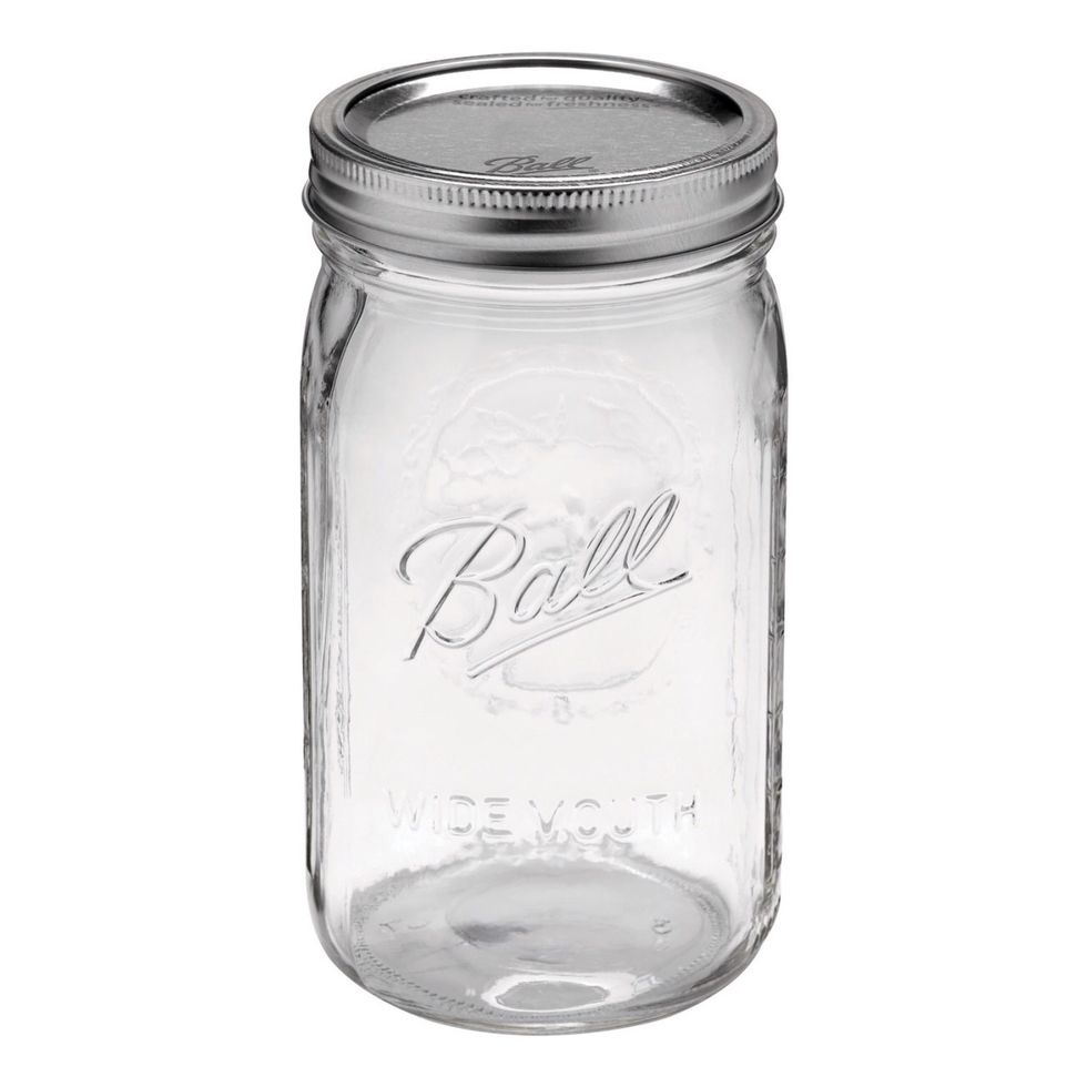 First, get your mason jar then take the lid off.\ud83c\udf38