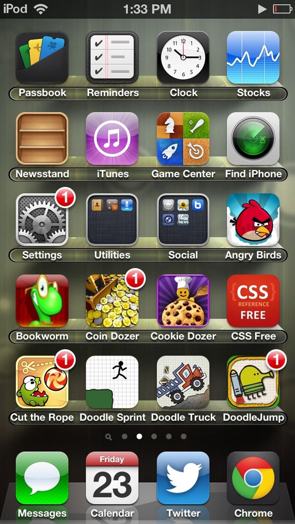 First, go into your iPhone/iPod settings.