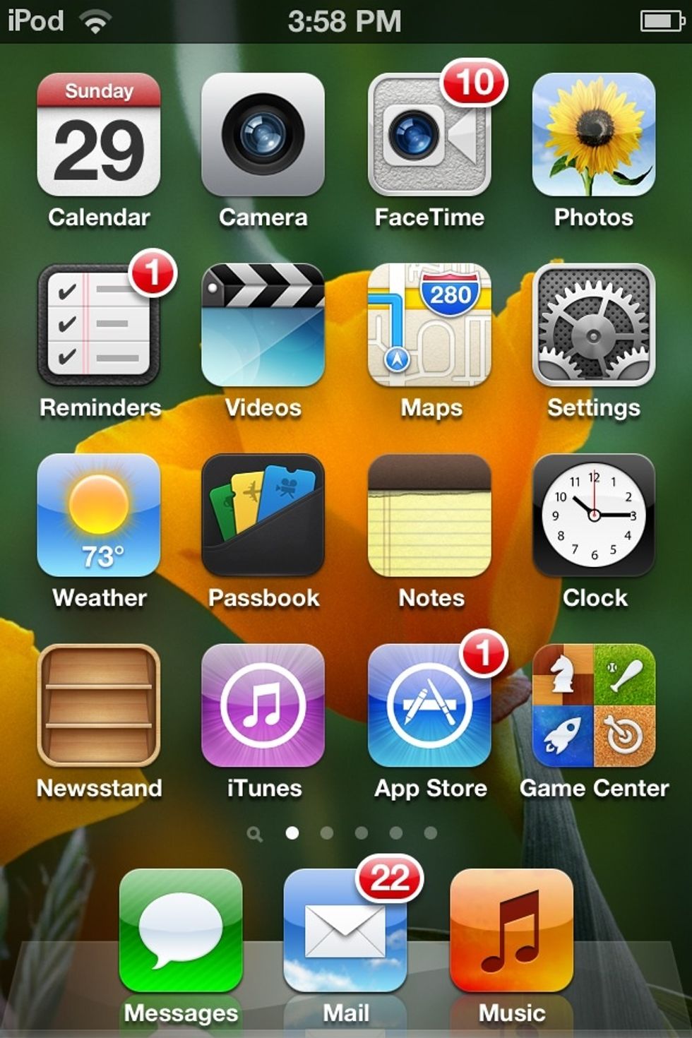 First, go onto settings