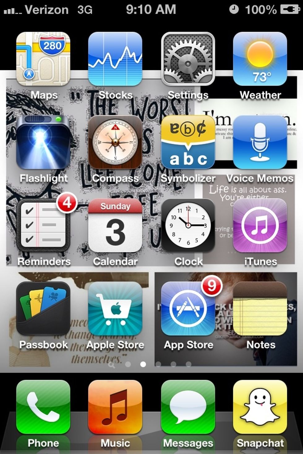 First go to settings.