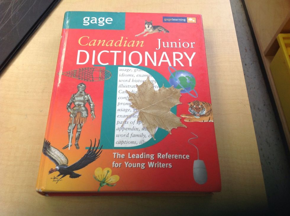First grab a dictionary.
