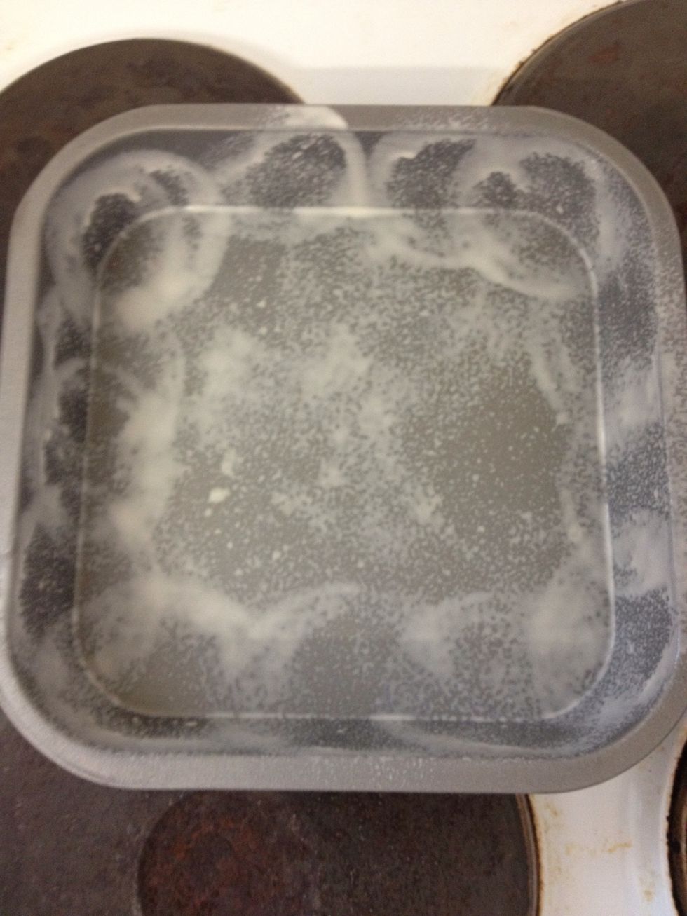 First, grease your pan (I use butter or 1cal oil spray) and preheat the oven to 180oC.