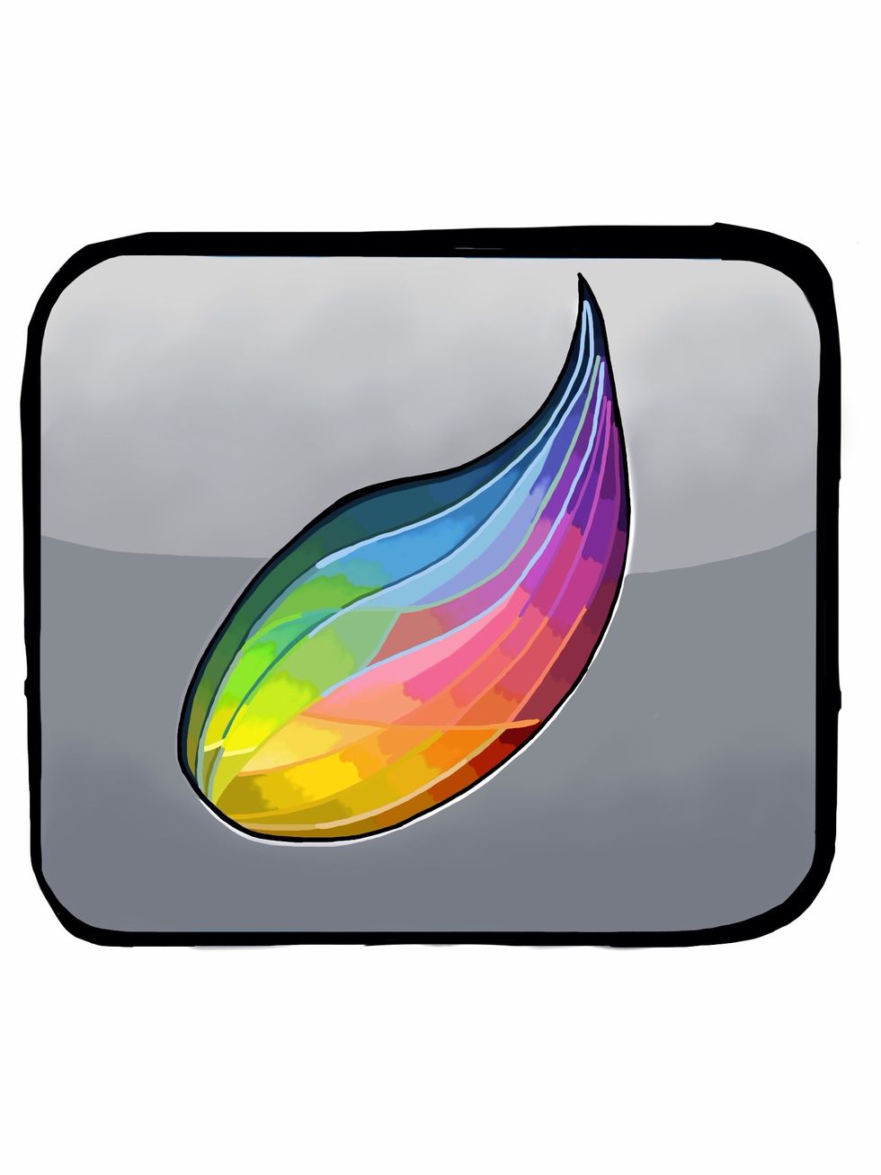 First I launch Procreate from my iPad dock. Using a stylus like a Nomad Brush or Pogo Connect is a good idea for this tutorial.