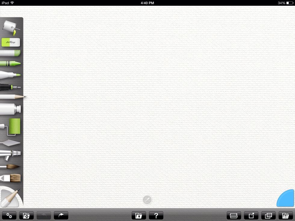 First I start by selected the pencil tool and sketch out the figure.
