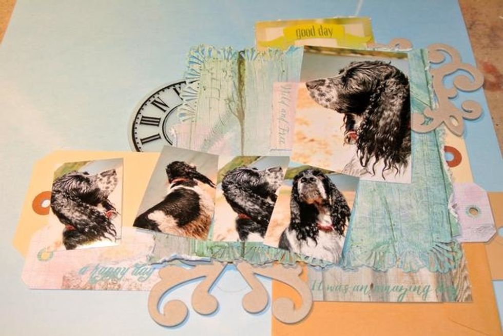 First I start to arrange everything and get a little idea how it all have to be.