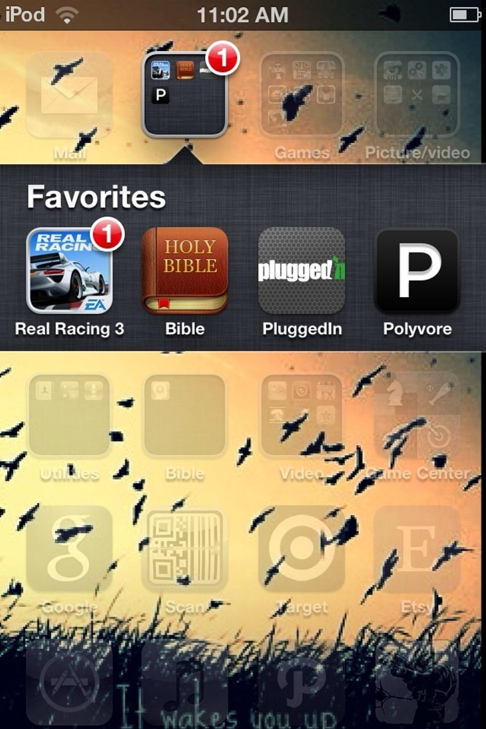 First instal the app Polyvore