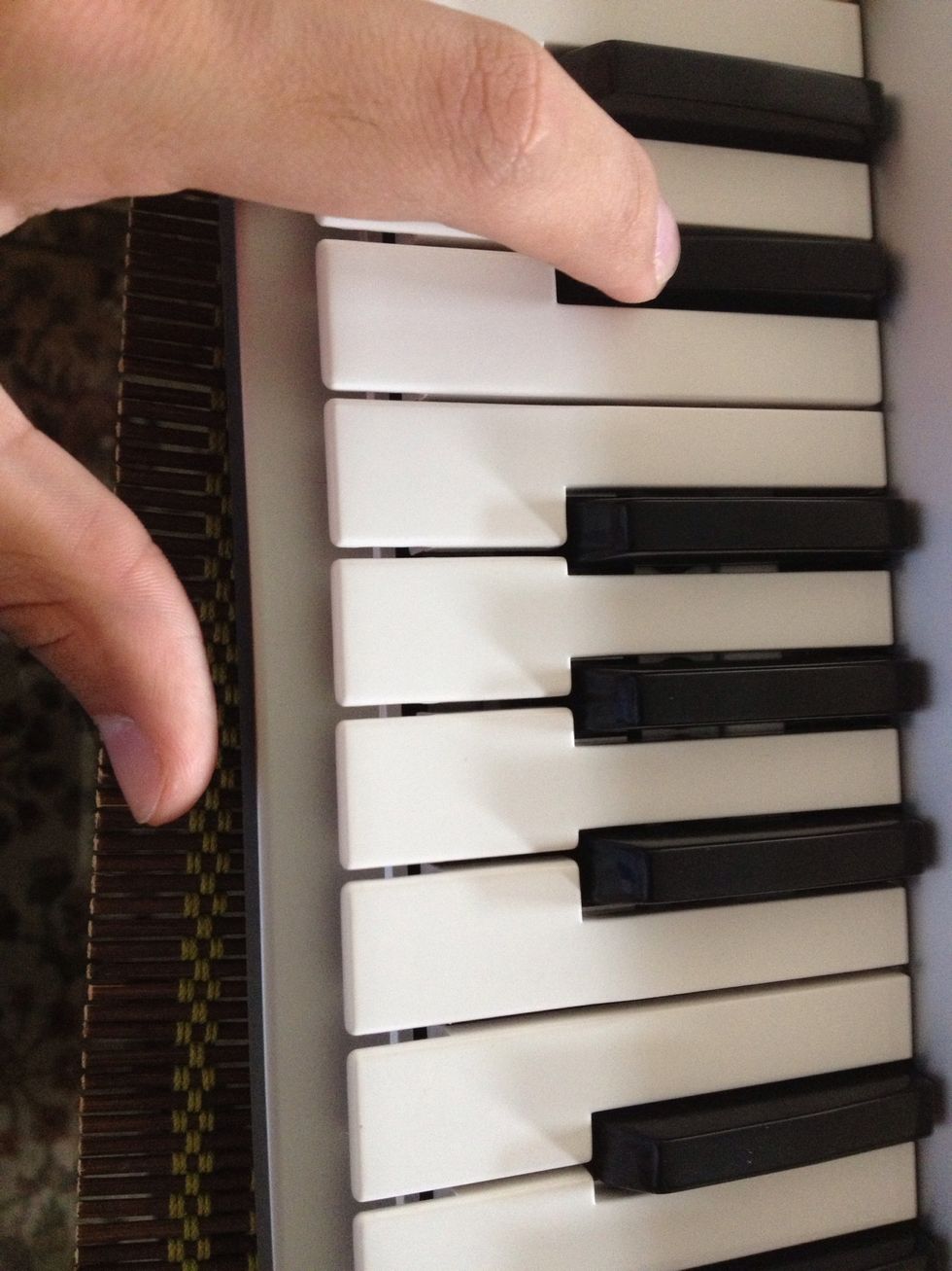 First key is E flat.