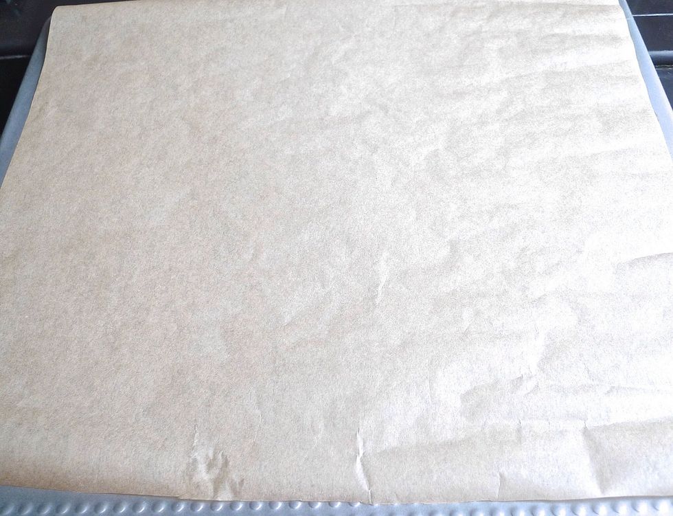 First line 2 baking sheets with parchment paper, one for hamburger buns and the other for hot dog buns. Alternatively you can just have 1 baking sheet for baking either hamburger or hot dog buns.