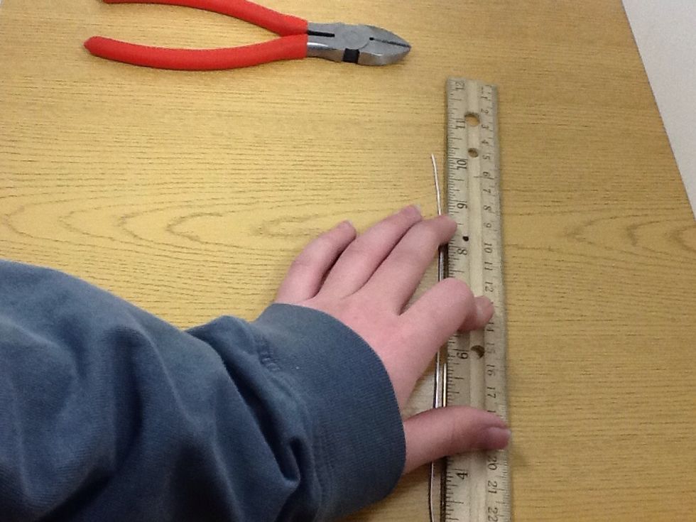 First, measure it up to 6 inches.