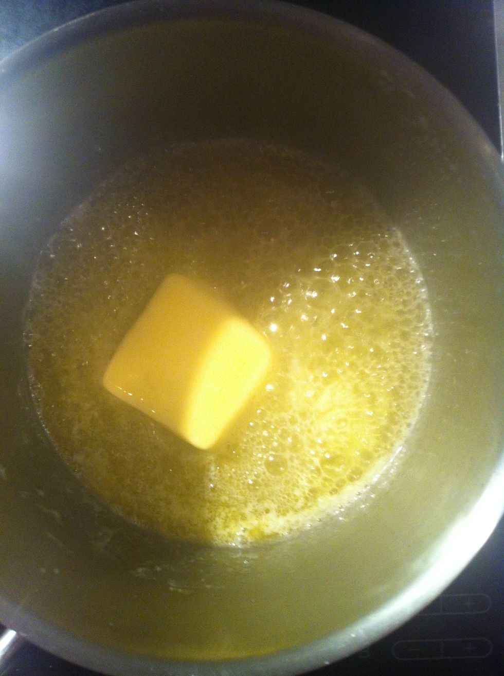 First... Melt the butter