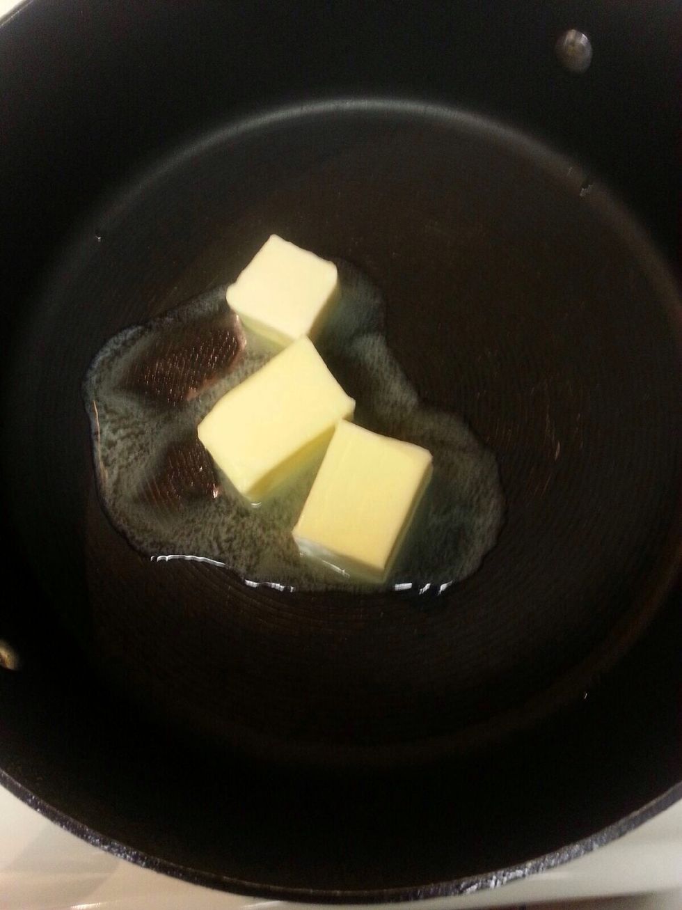 First Melt your butter