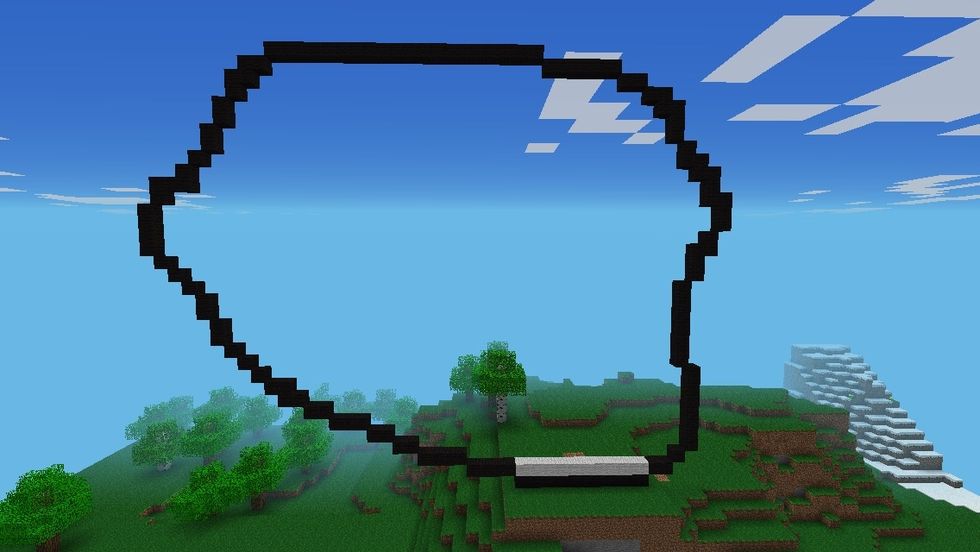 First of all, do a line of white at the bottom