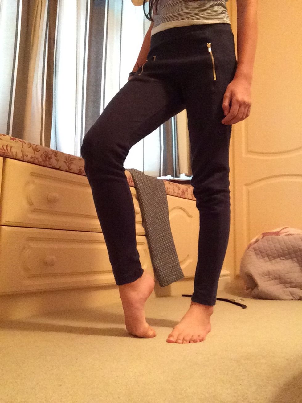 First of all start stretching your toes ( this is a dance step, you can skip this if you want \ud83d\ude38 )