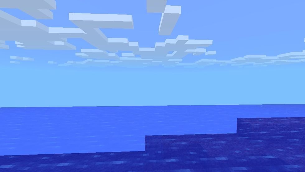 First of all, to do this for yourself, go to the edge of your world. If your world is on infinite, you will not be able to do it