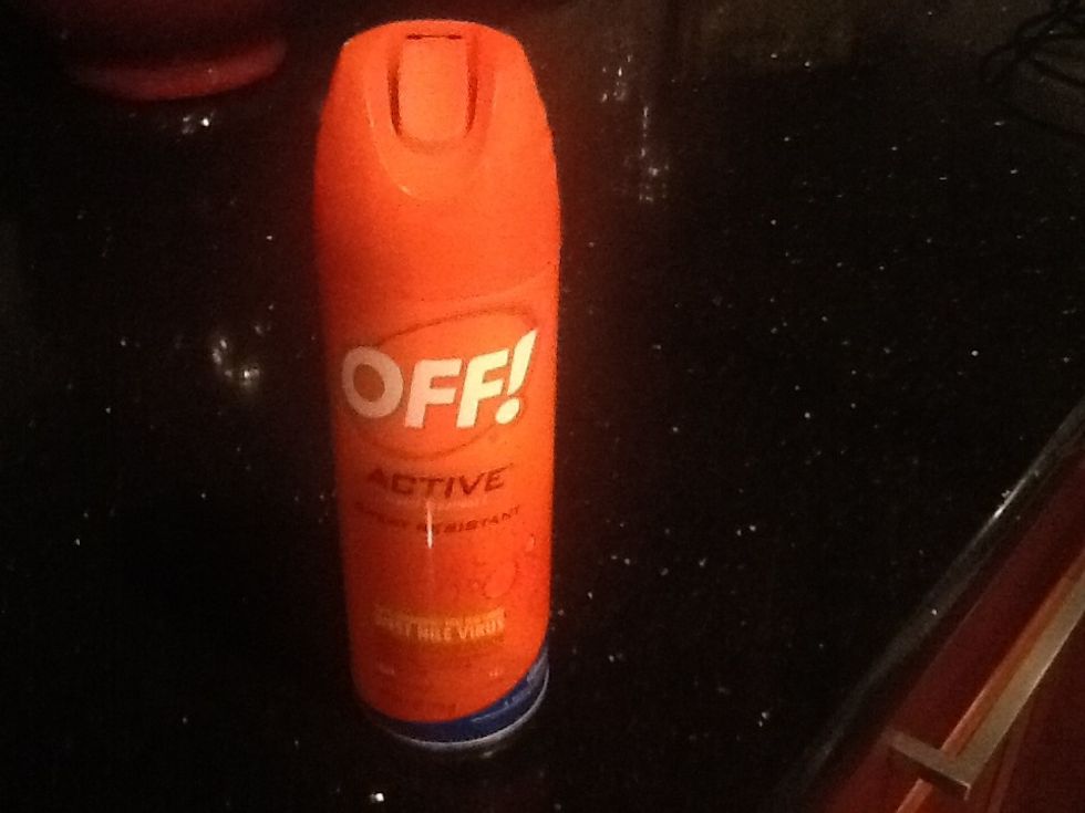 First of all to prevent this situation all together go to your local dollar store or supermarket and purchase a can off any brand of bug spray. I prefer OFF! because it doesn't have a strong scent.