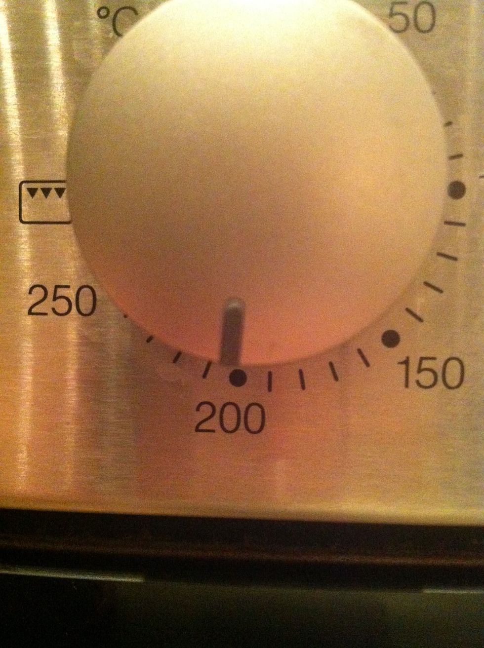 First of all, warm the oven :)