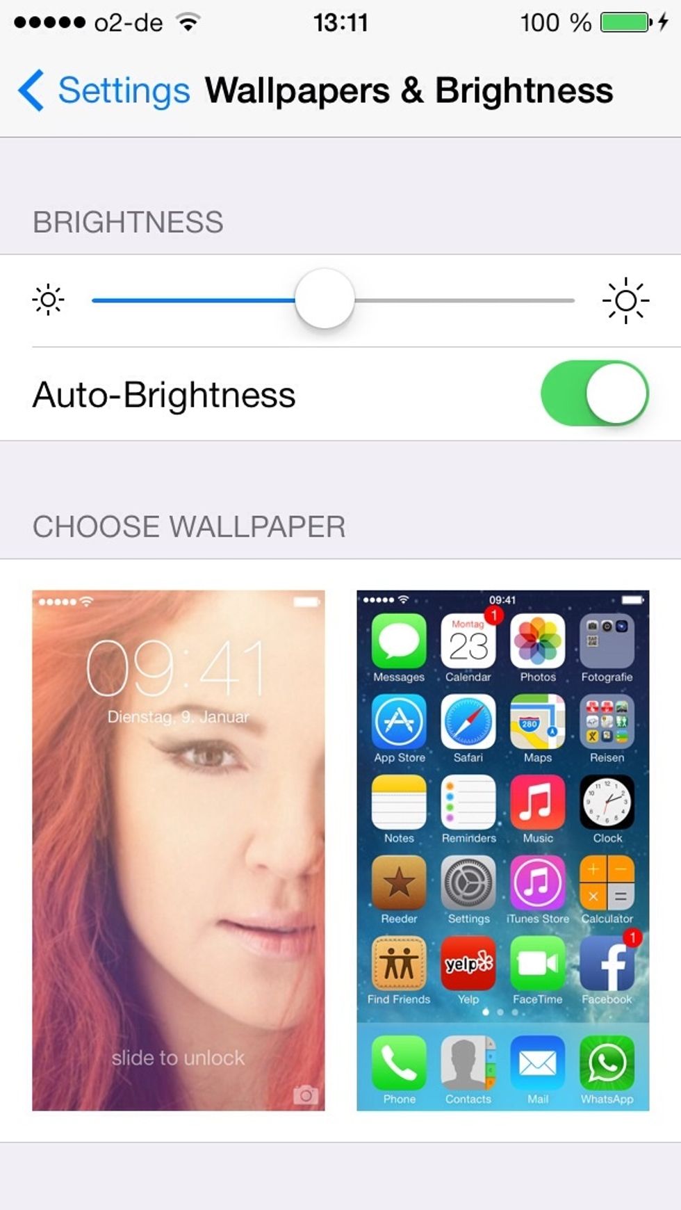 First of all you can change the background and the lock screen with some nice pictures you like.