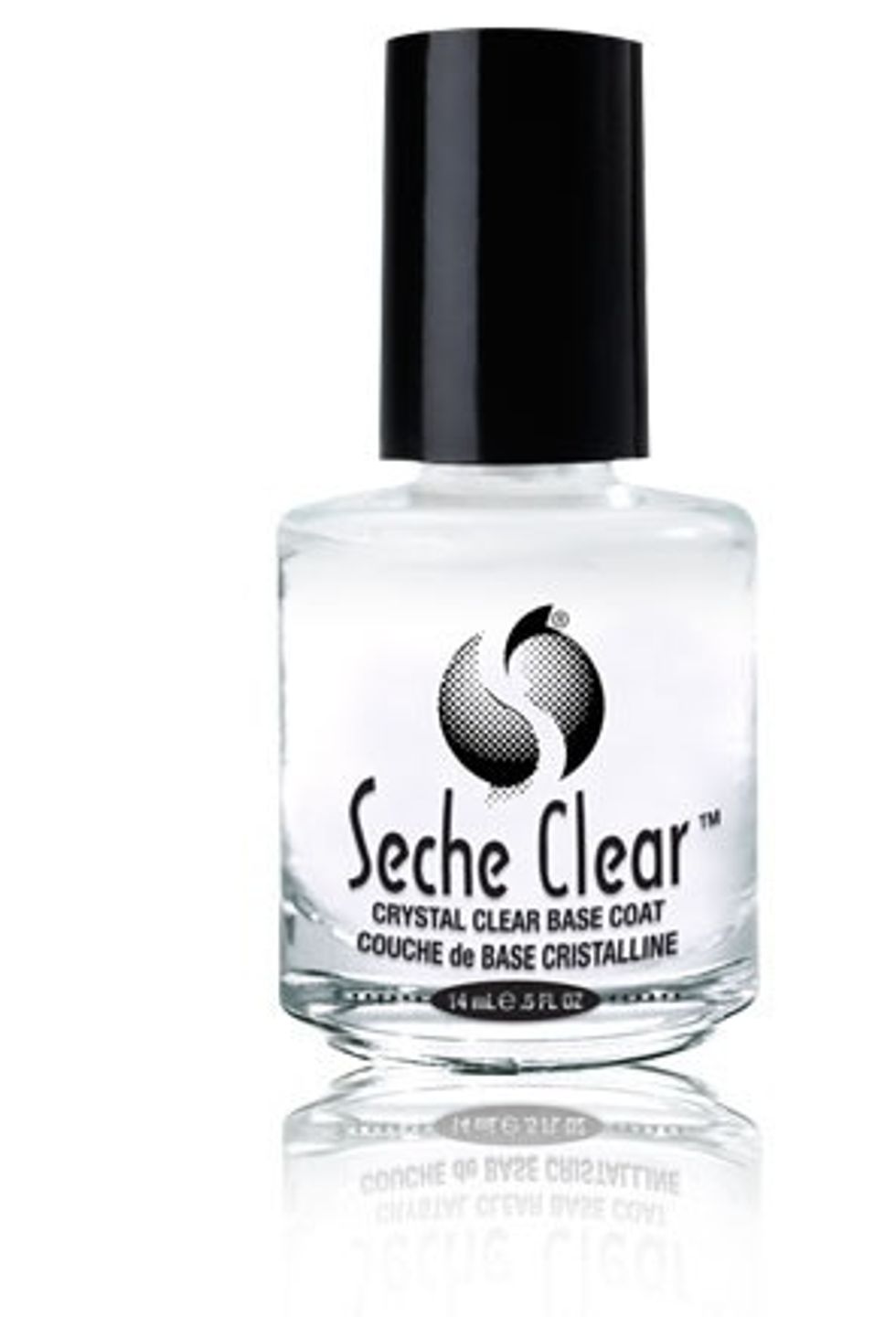 First paint your nails with a base coat to protect them.
