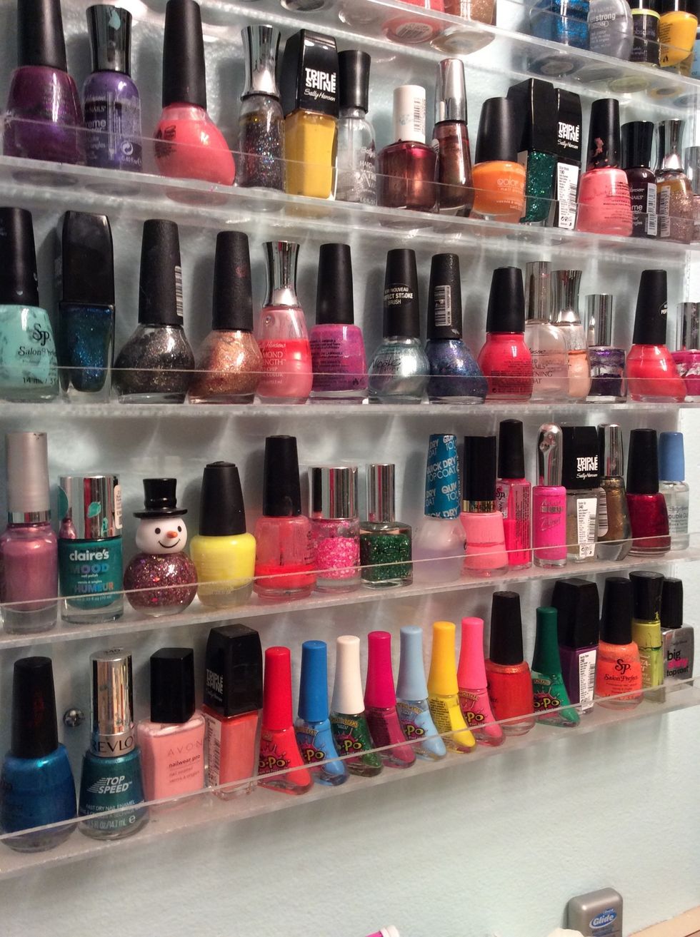 First pick out your nail color