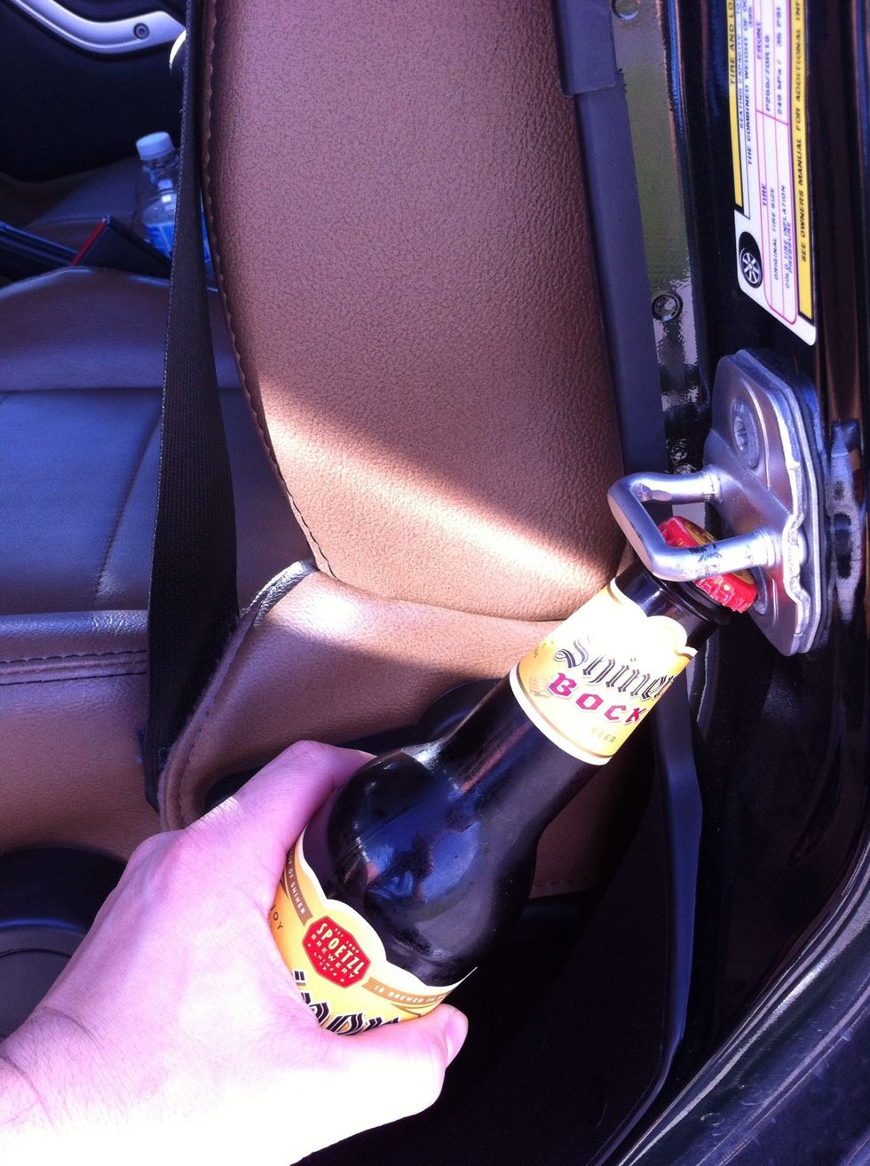 How to use your jeep as a bottle opener B+C Guides