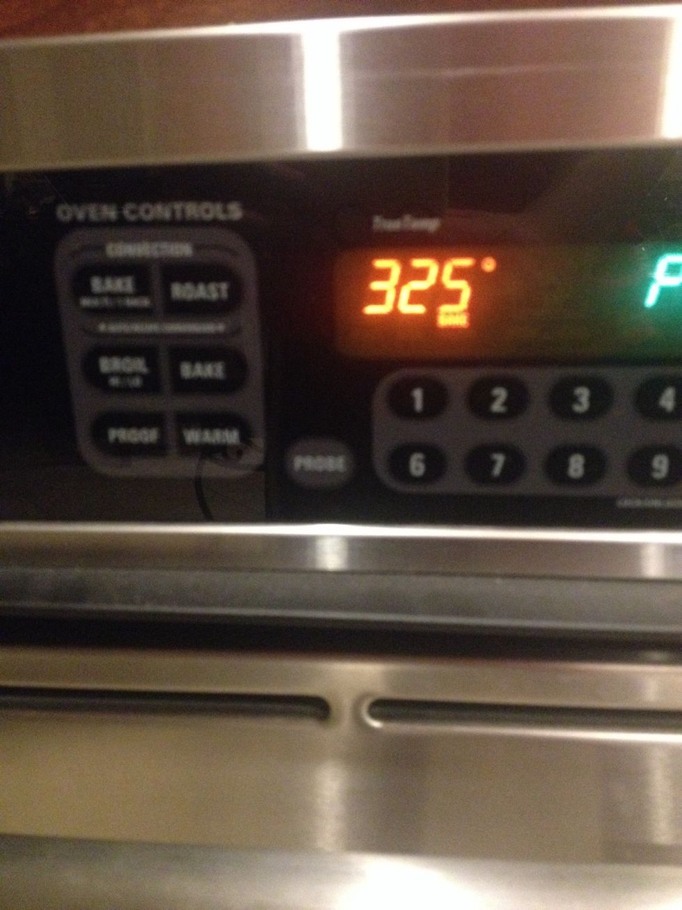 First preheat oven to 325F