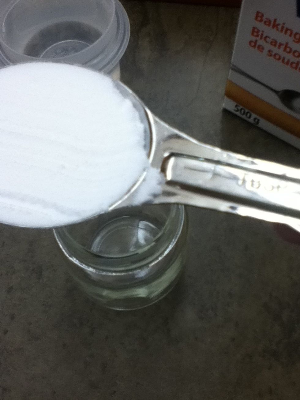 First, put in one tbsp of baking soda, this will last a long time.