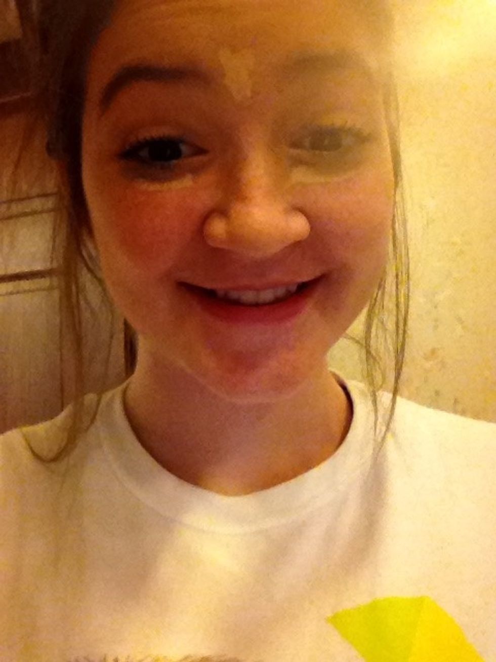 First put on your concealer and blend it in. (Sorry I look awful in this picture)\ud83d\ude37\ud83d\ude02