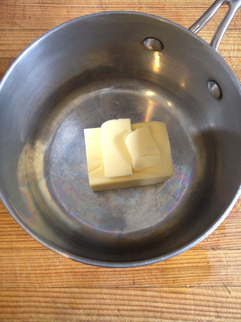 First scale your butter