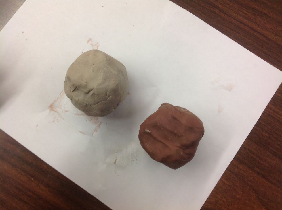 First, select which color of clay you will use. Red? White? Both? What considerations might inform your decision?