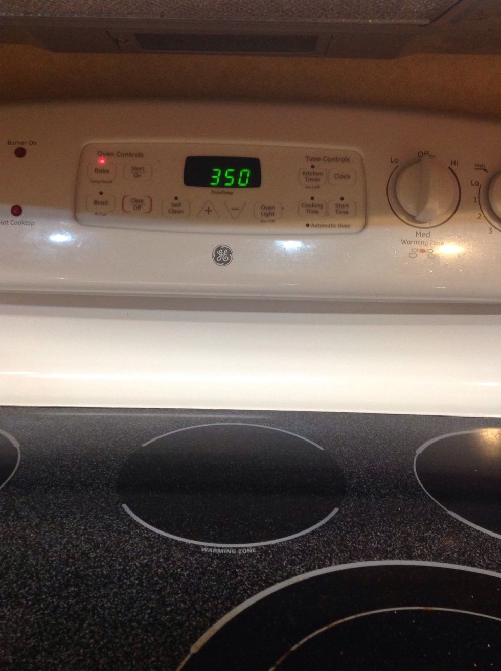 First, set your over to 350.