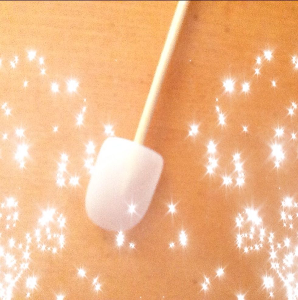 First Start of with a clean nail.