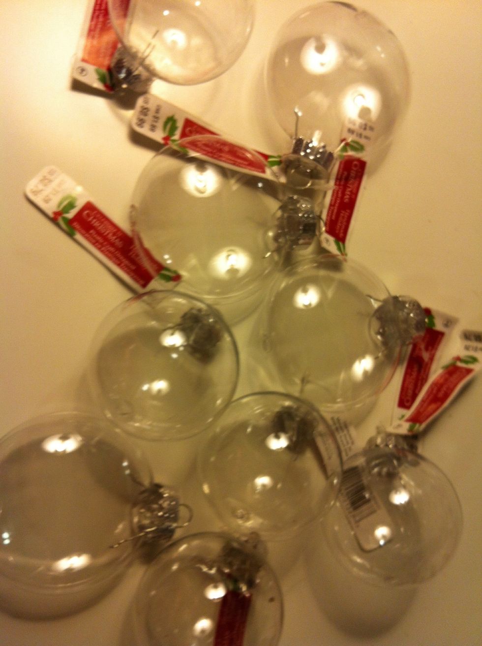 First start off with picking out you shape of ornament. You can find these at any craft store or Meijer.