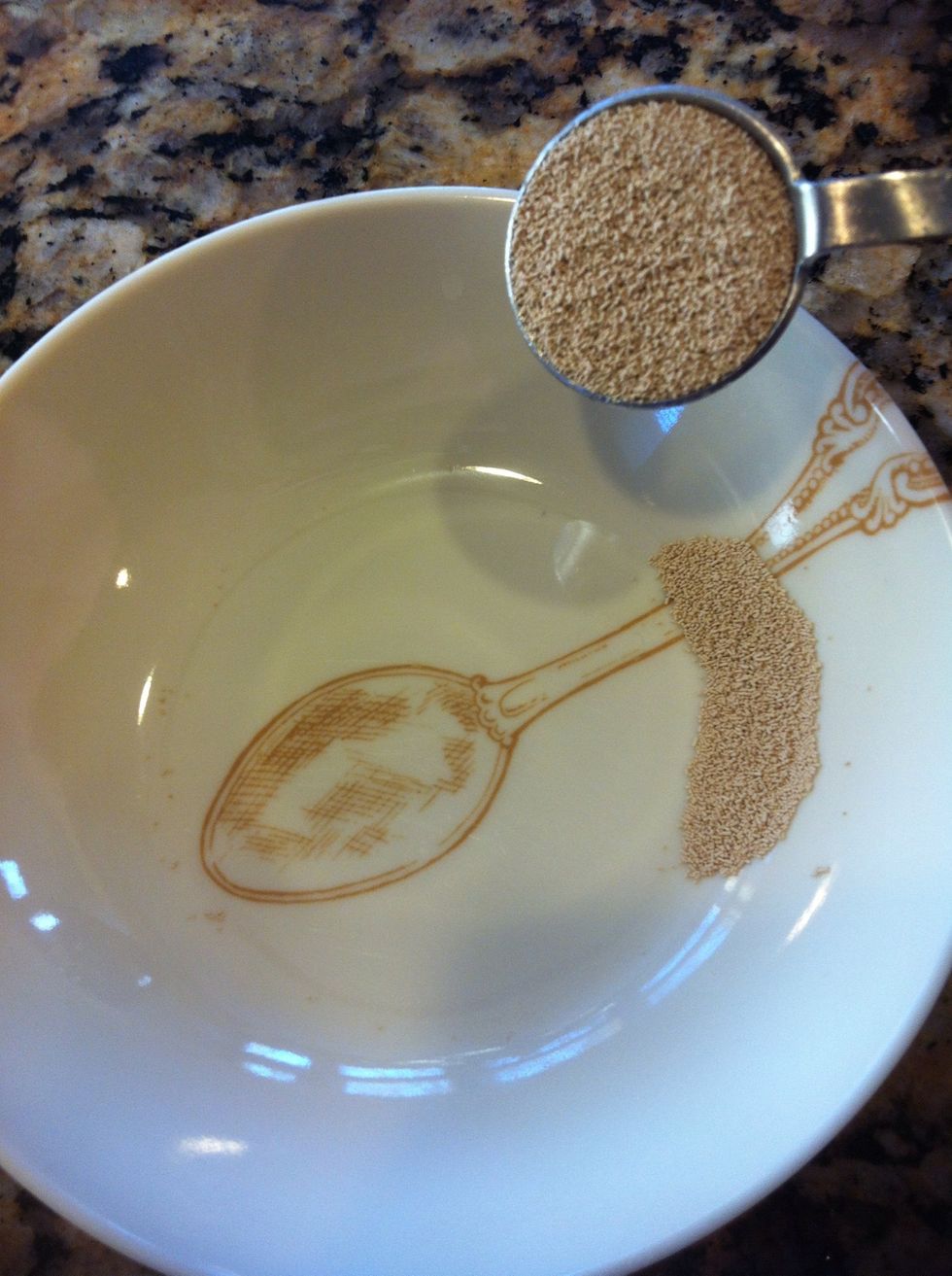 First start with 3 tsp yeast