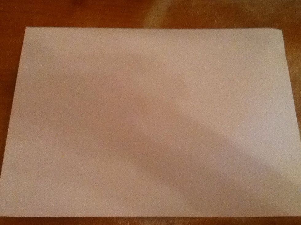 First take a piece of paper