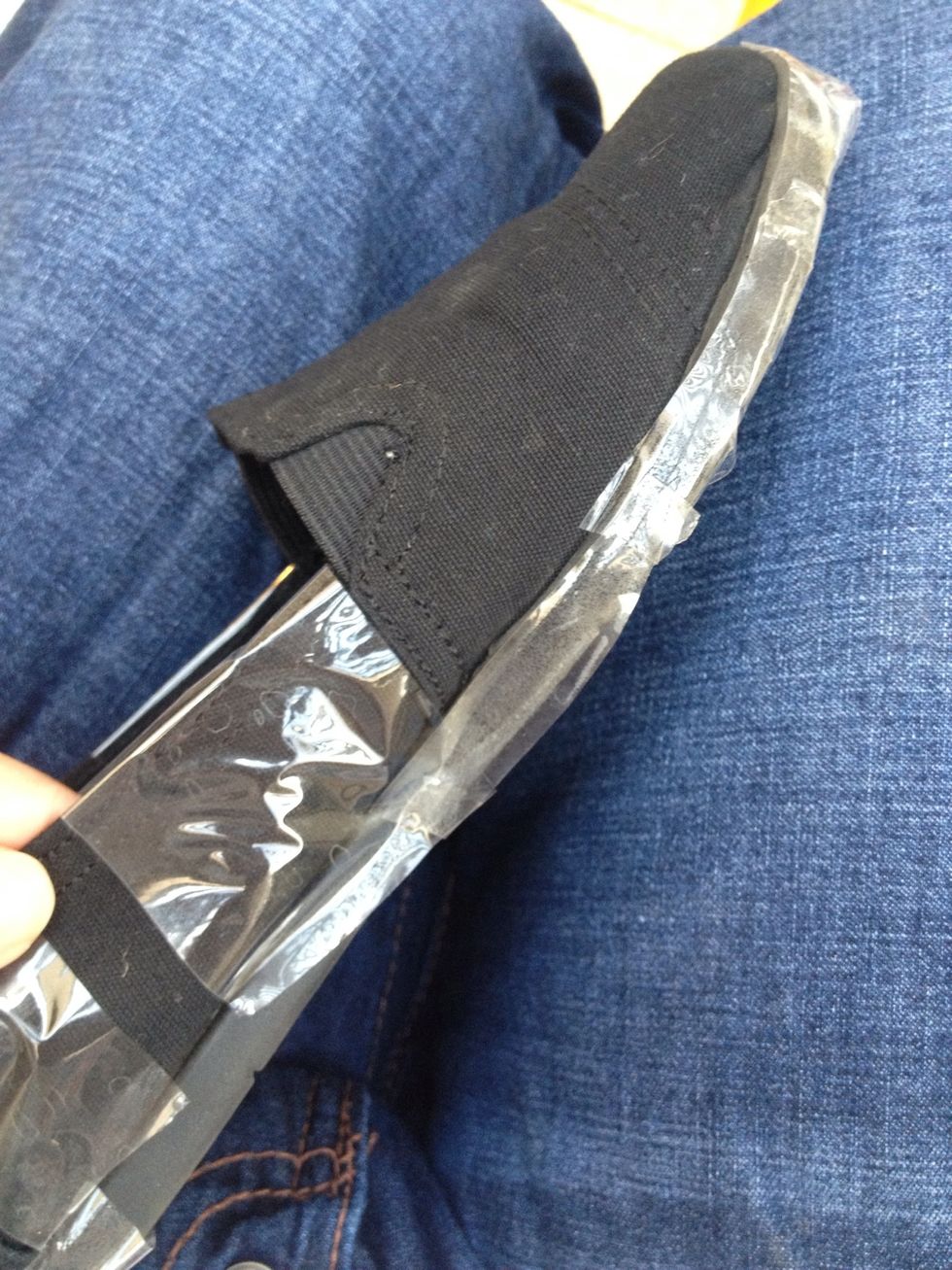 First tape the parts you don't want to draw on