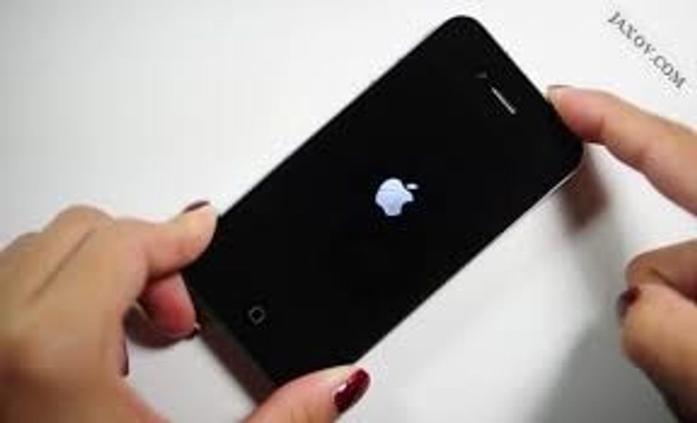 First turn on your phone and start to set it up