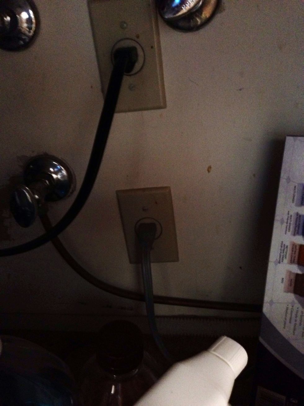 First unplug the machine!