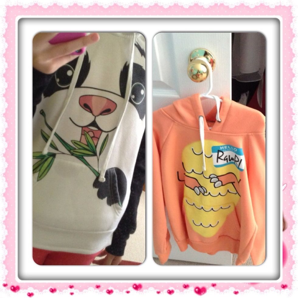 First up is hoodies. These really cute animal hoodies can be purchased at blue Notes. There about 10 to 15 bucks each! They are perfect for the fall! There really warm too. \ud83c\udf00\ud83c\udfbd\ud83d\udc31