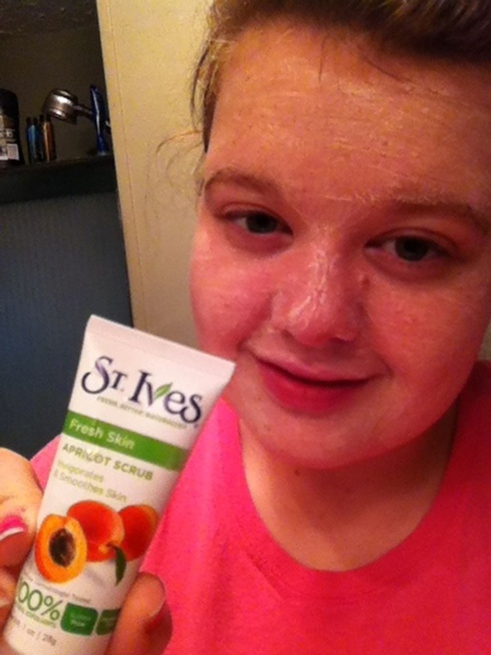 First wash your face. I love that stuff!