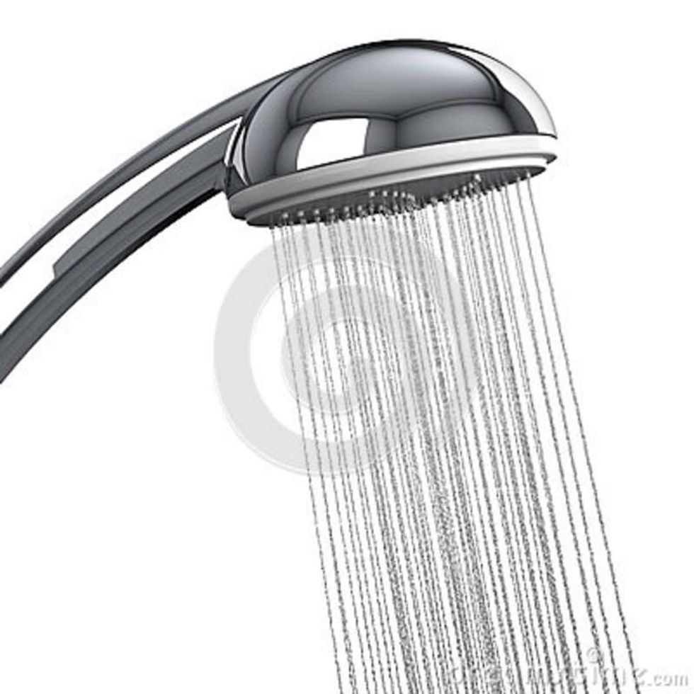 First wash your hair really good in the shower