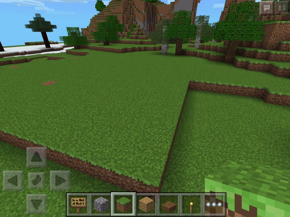 First, we are going to need a lot of flat land! This house is built on creative, but can be achieved through hard work on Survival!