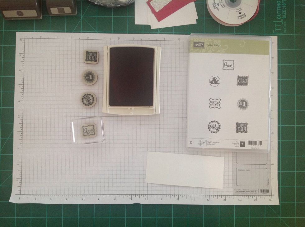 First, we'll stamp...