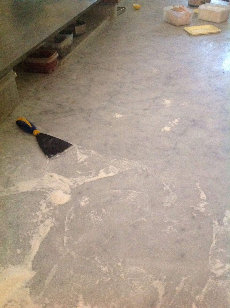 First we need a marble floor